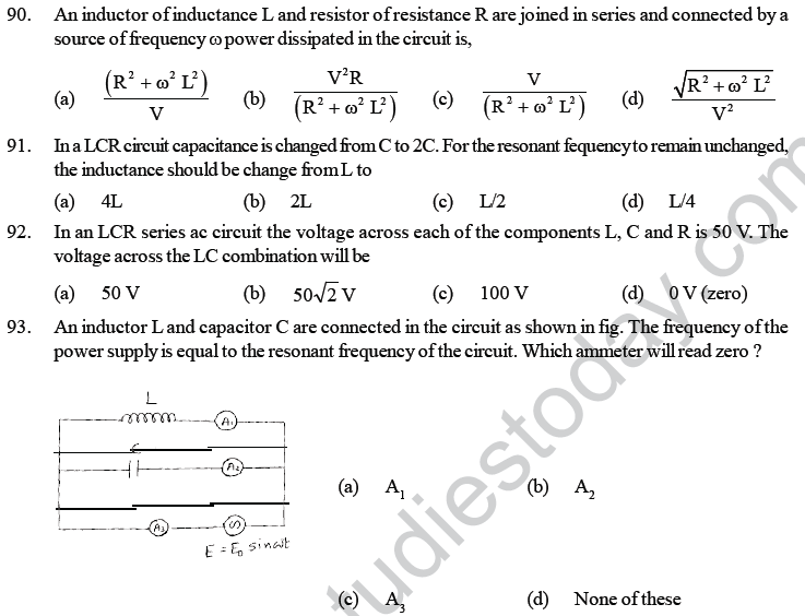 Neet Ug Physics Electromagnetic Induction Mcqs Multiple Choice 329 0433